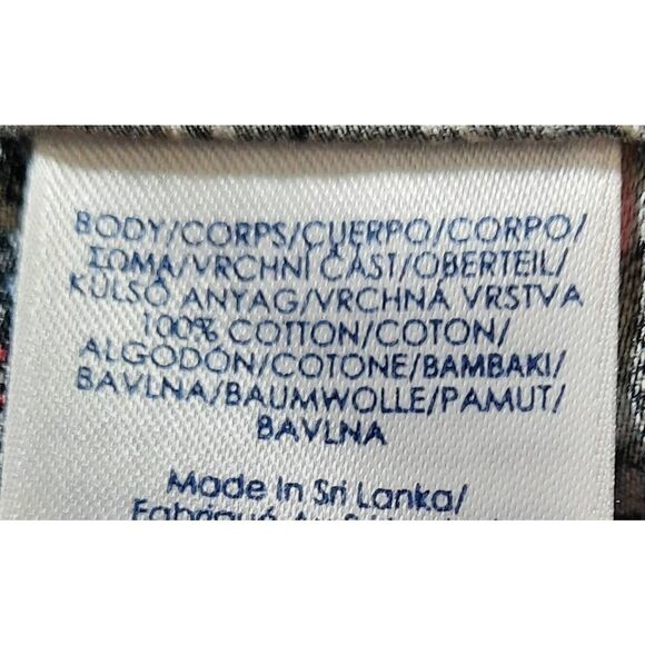 Chaps Blouse Ladies‎ 2xl Black Floral Classic Core - Picture 9 of 9